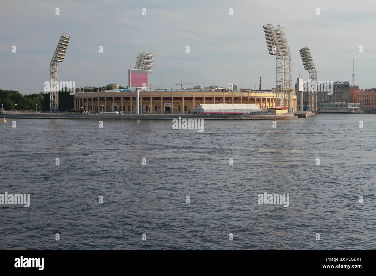 Sports Petrovsky complex. Saint Petersburg, Russia Stock Photo Alamy
