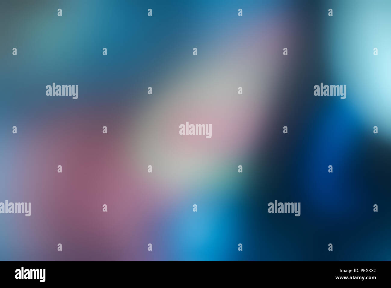 Vibrance colorful blur background with blue major color Stock Photo