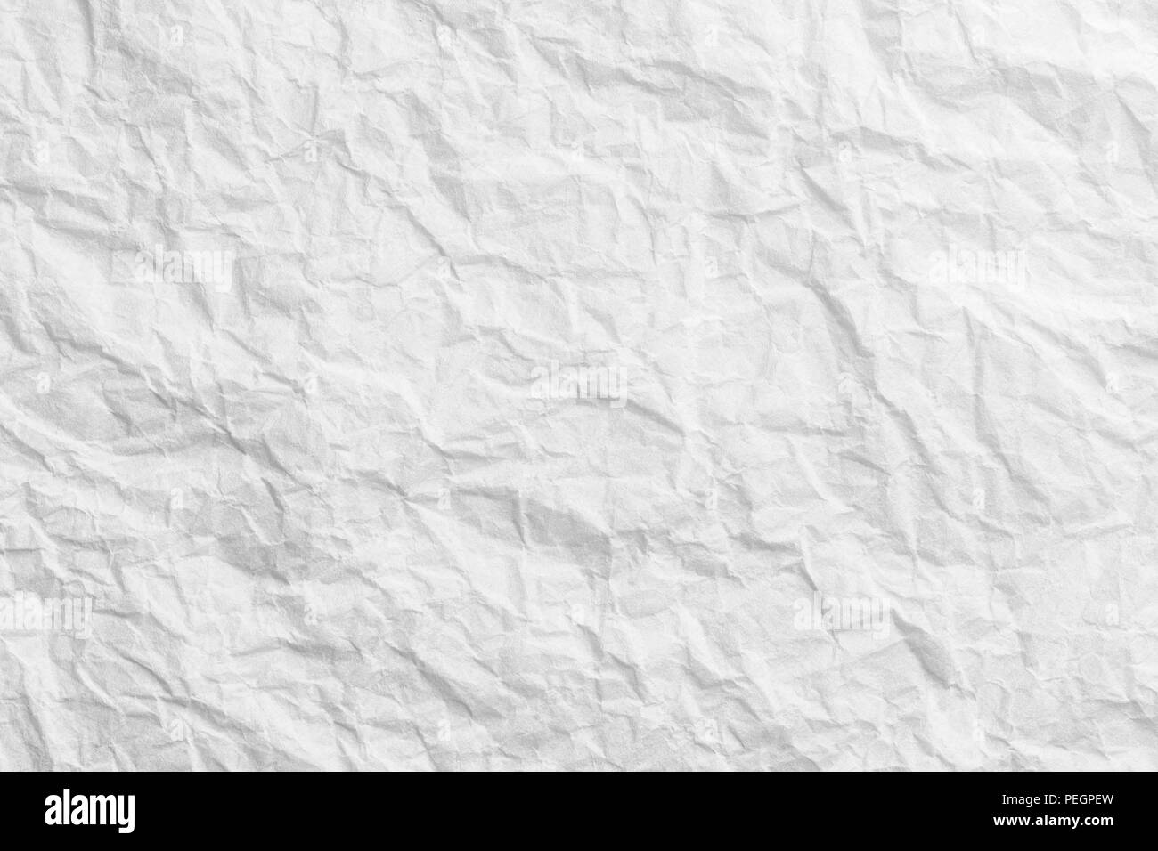 Texture of paper, white creased paper background Stock Photo Alamy