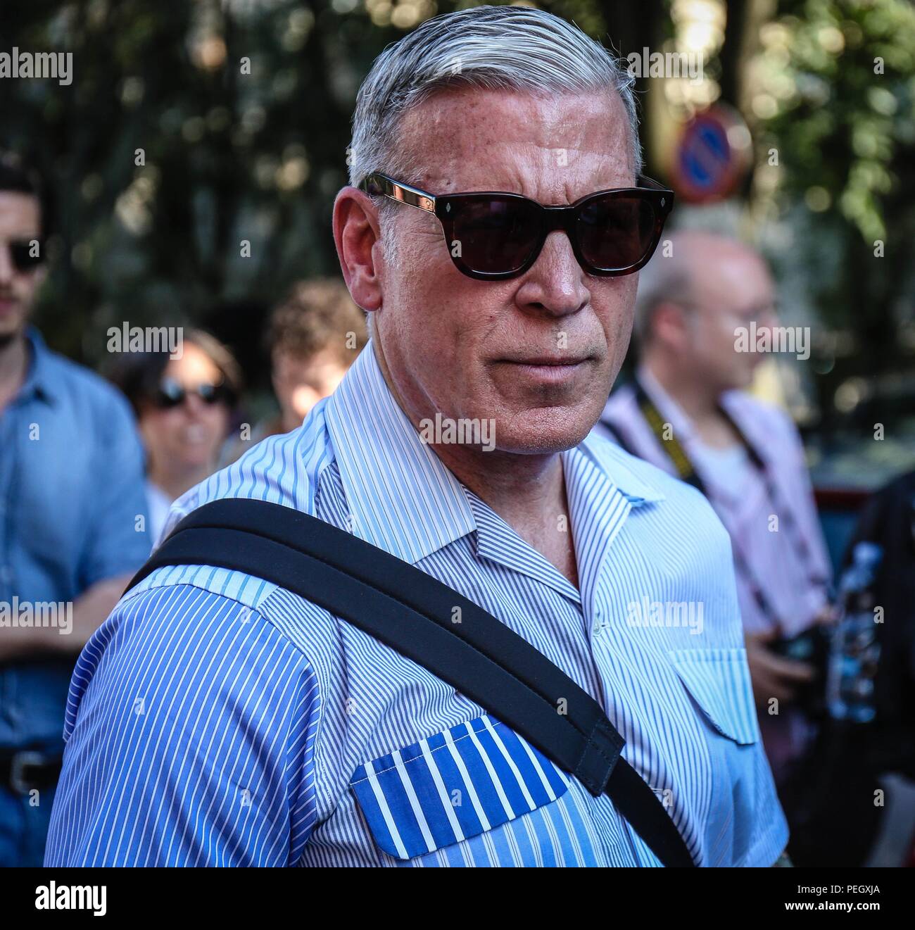 Milan, Italy. 17th June, 2018. Nick Wooster on the street during the ...