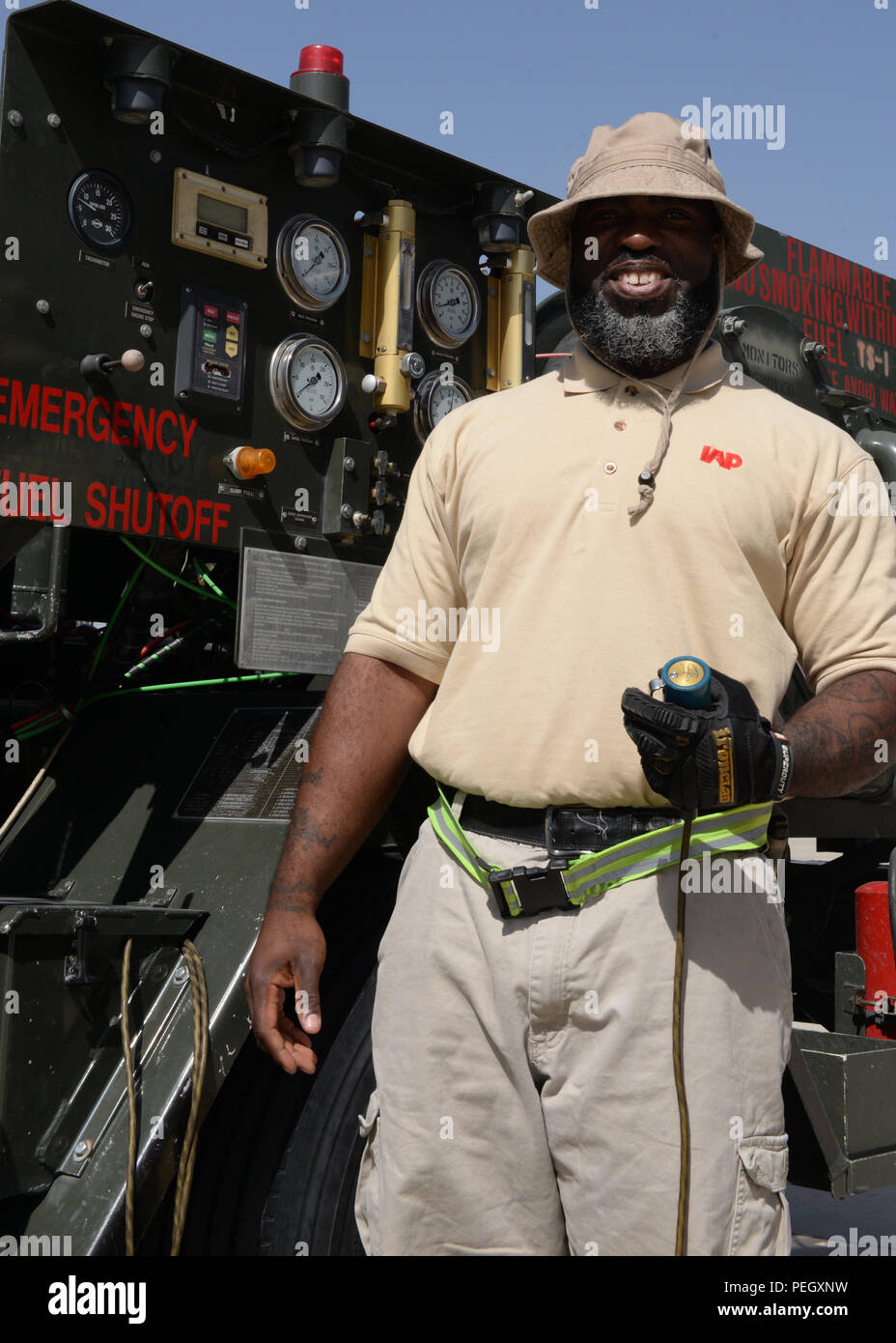 John Jackson, 455th Logistics Readiness Squadron fuels technician