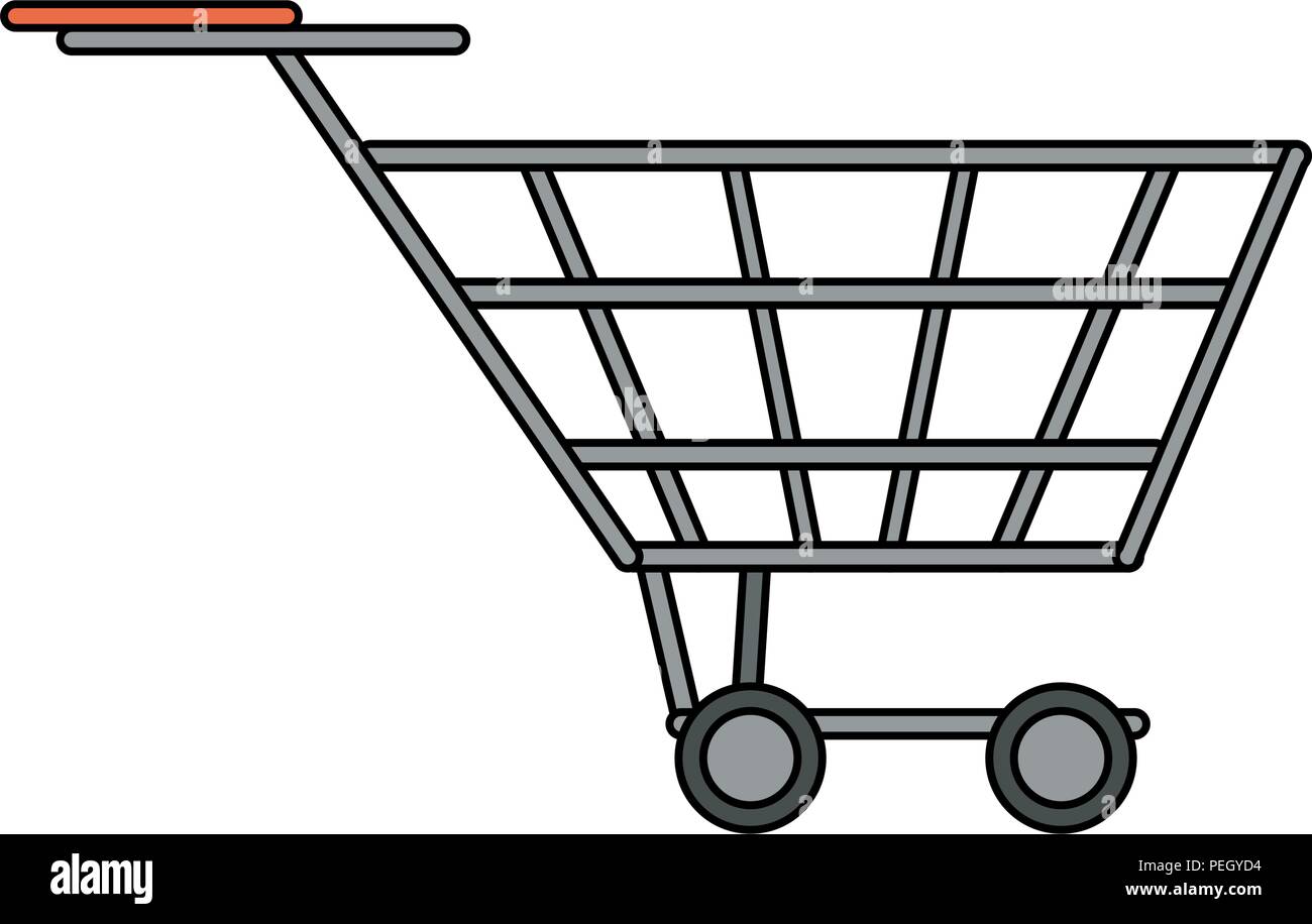 Shopping cart isolated Stock Vector Image & Art - Alamy