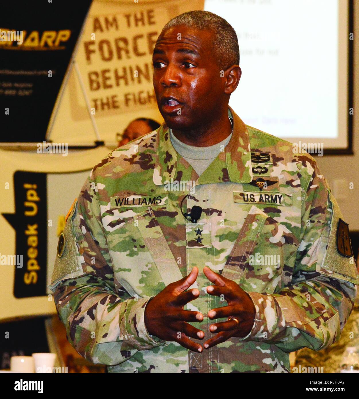 Maj. Gen. Darrell K. Williams, CASCOM and Fort Lee commanding general ...
