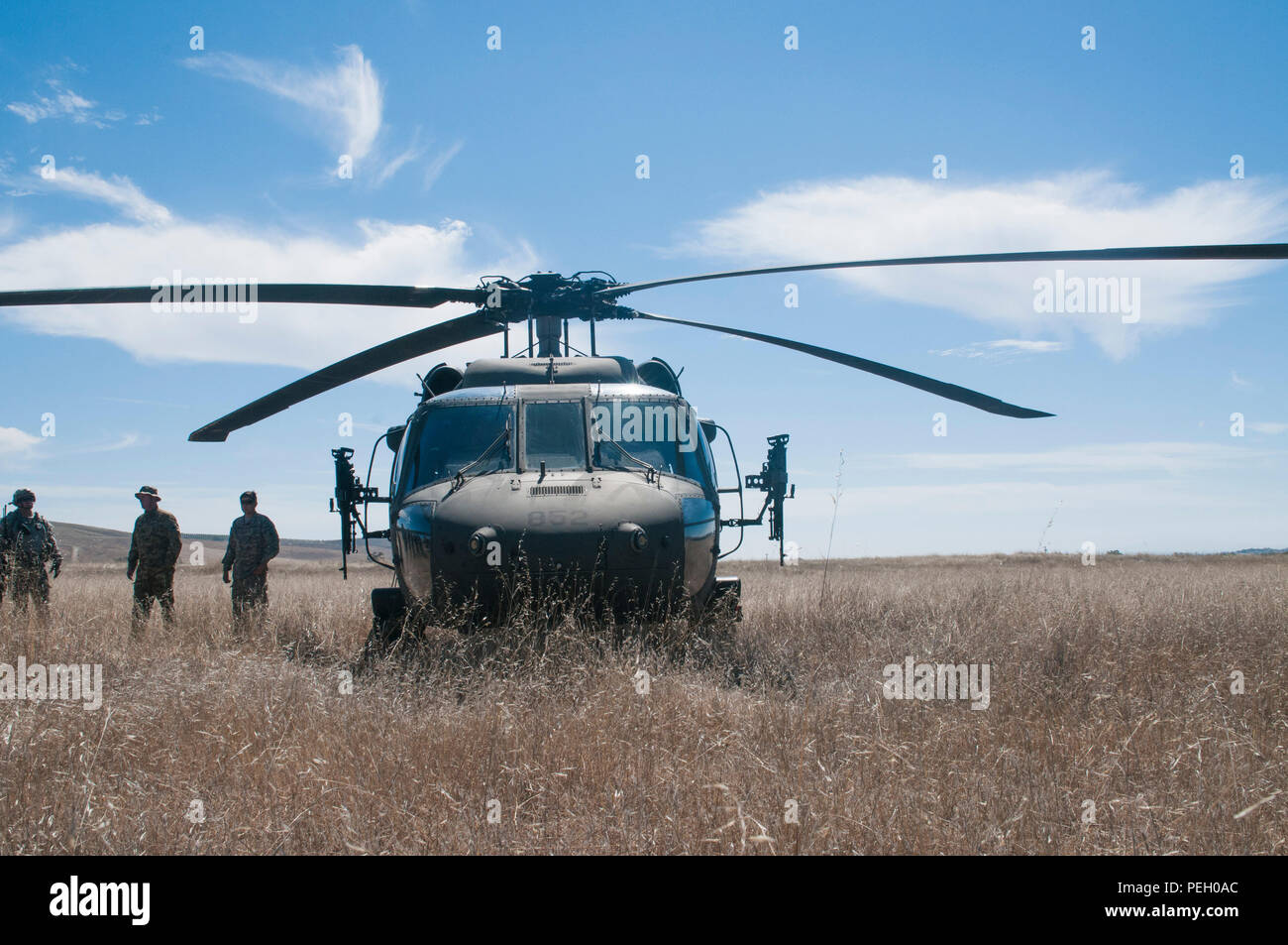 California Army National Guard Soldiers and UH-60 Black Hawk ...