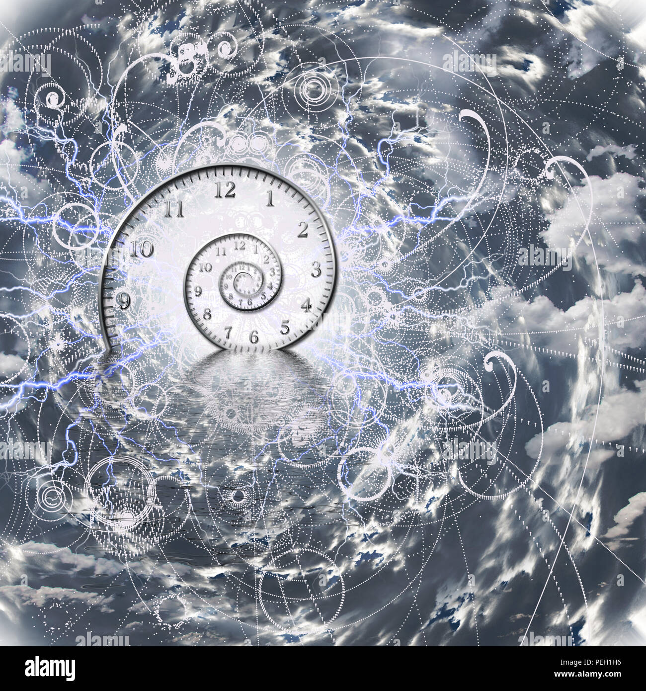 Time and Quantum Physics Stock Photo - Alamy