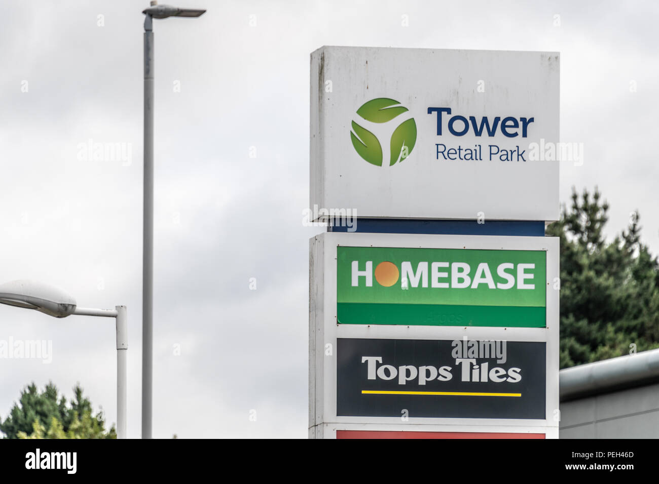 Retail park uk homebase hires stock photography and images Alamy
