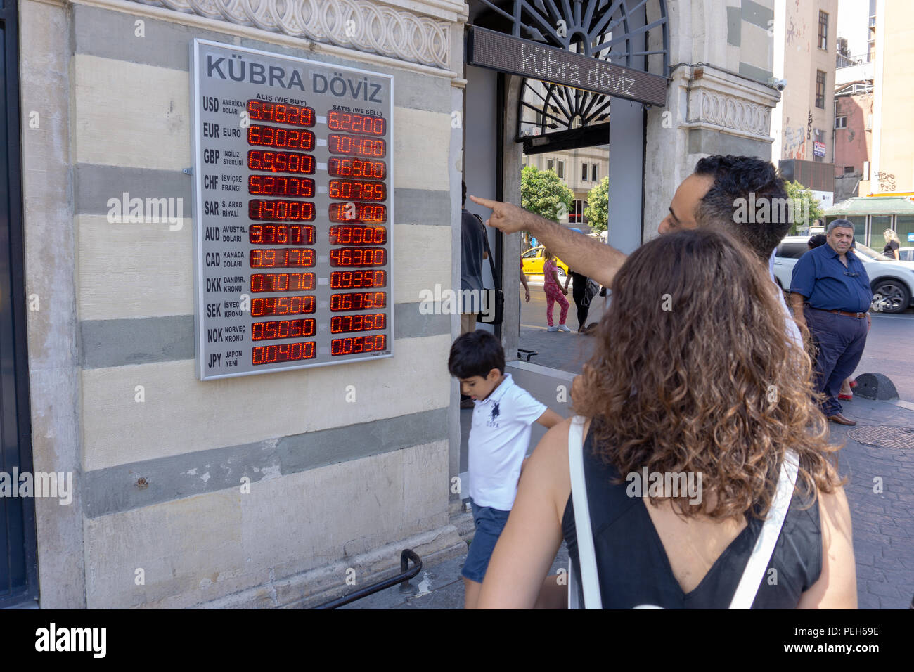 Money exchange cambio hi-res stock photography and images - Alamy