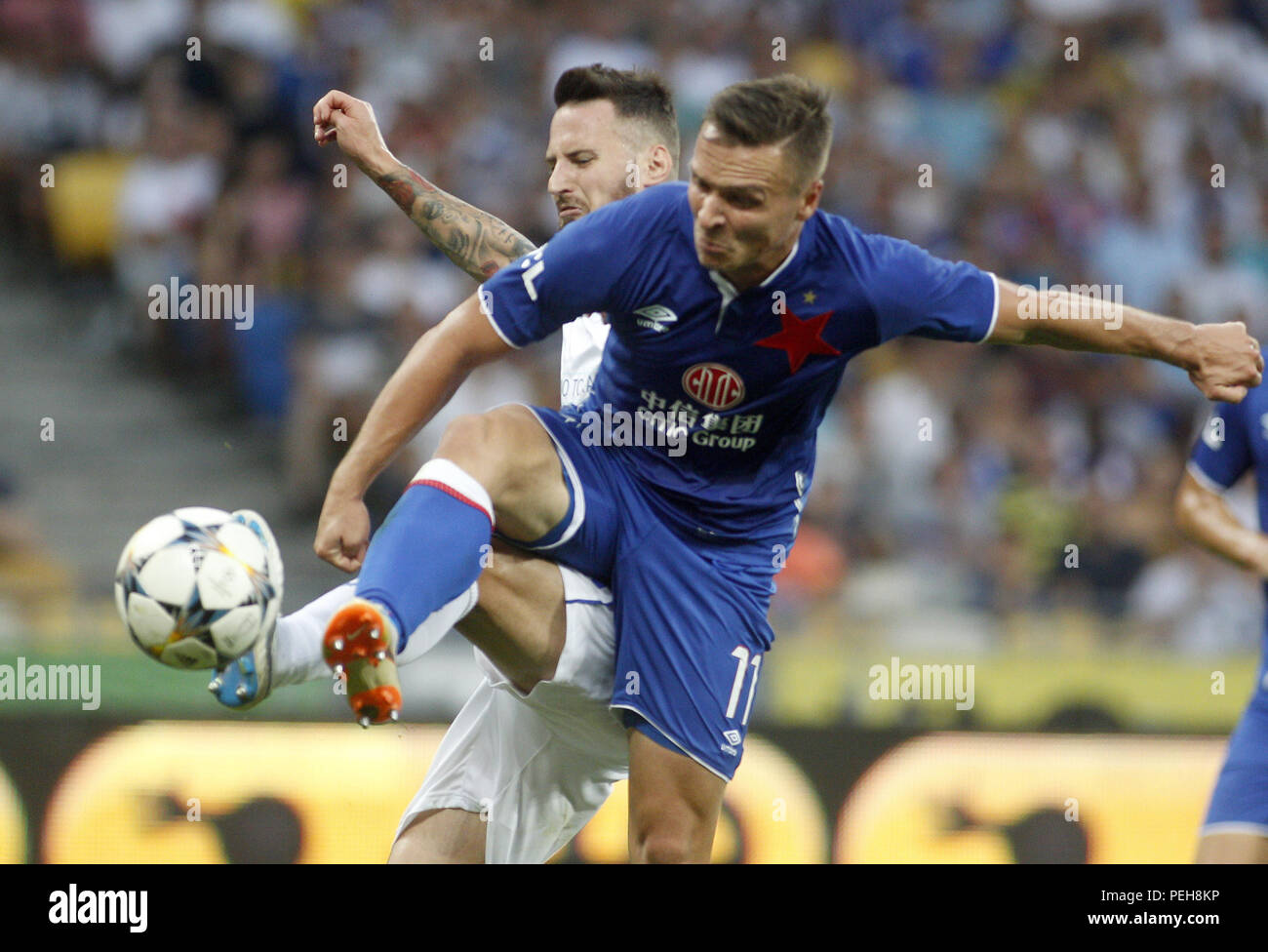 Stanislav Tecl of Slavia Prague during the match FC Barcelona v Slavia Praga,  of UEFA Champions