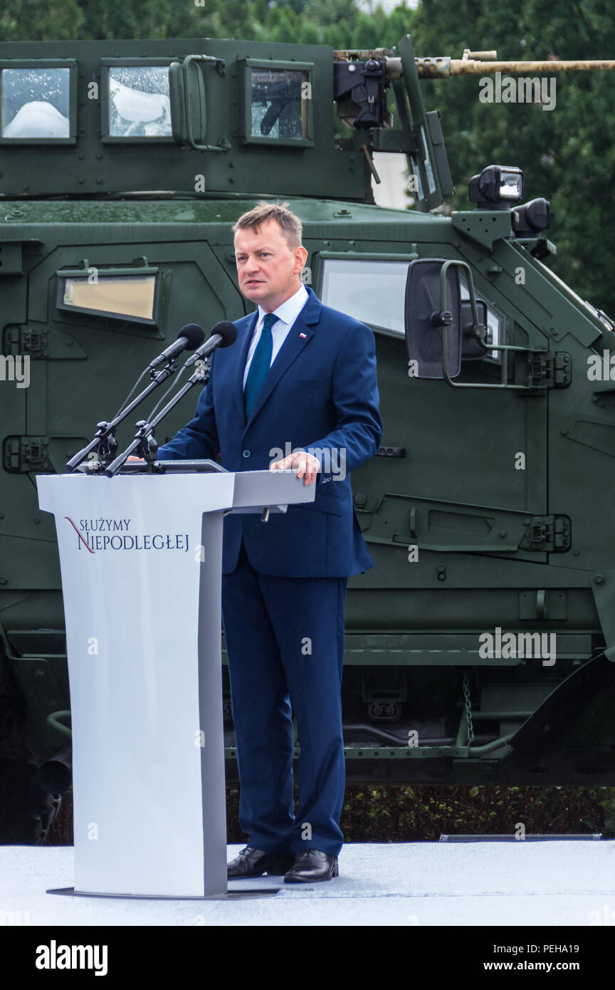 Poland, Warsaw: Mariusz Blaszczak, Poland’s Minister Of Defence, During ...