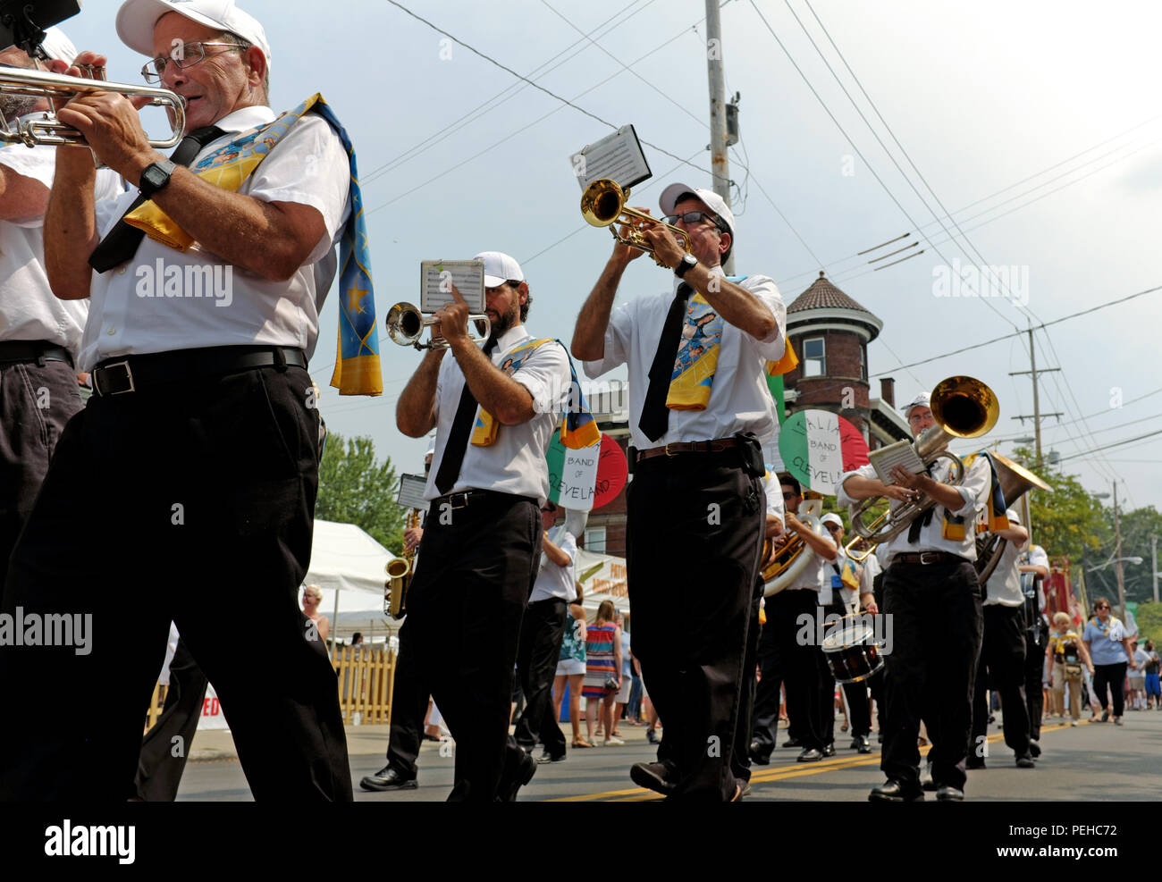 Cleveland little italy mayfield road feast of the assumption hires stock photography and images