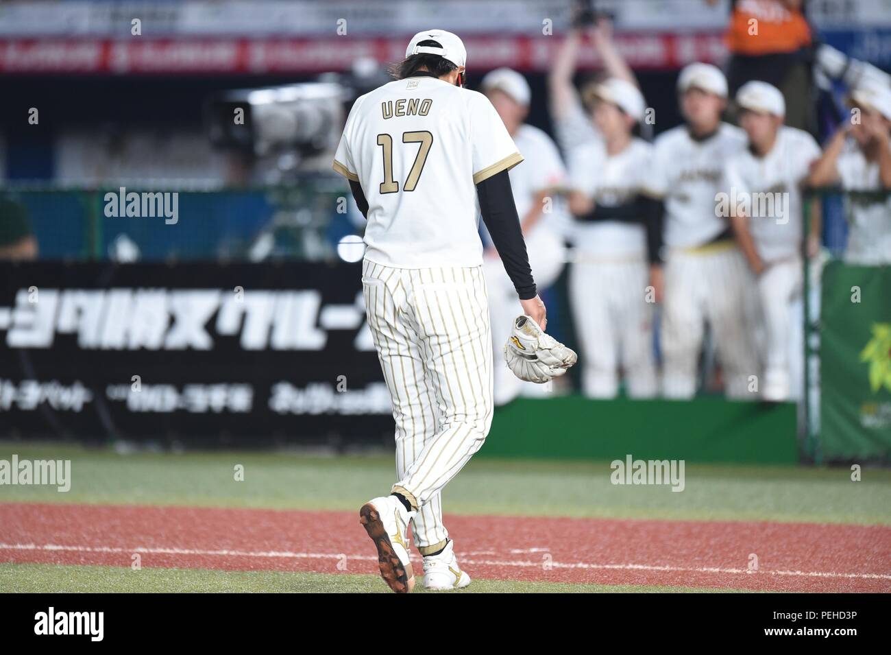 Chiba, Japan. 12th Aug, 2018. Yukiko Ueno (JPN) Softball : Japan's ...