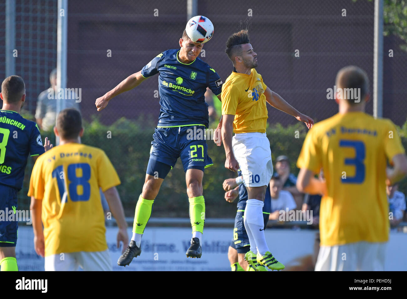 Semi BELKAHIA (TSV Munich 1860), action, duels versus Kasim RABIHIC (Verl),  Soccer 3.Liga, Liga3, TSV Munich 1860 - SC Verl on April 10th, 2021 in  Muenchen GRUENWALDER STADION. DFL REGULATIONS PROHIBIT ANY