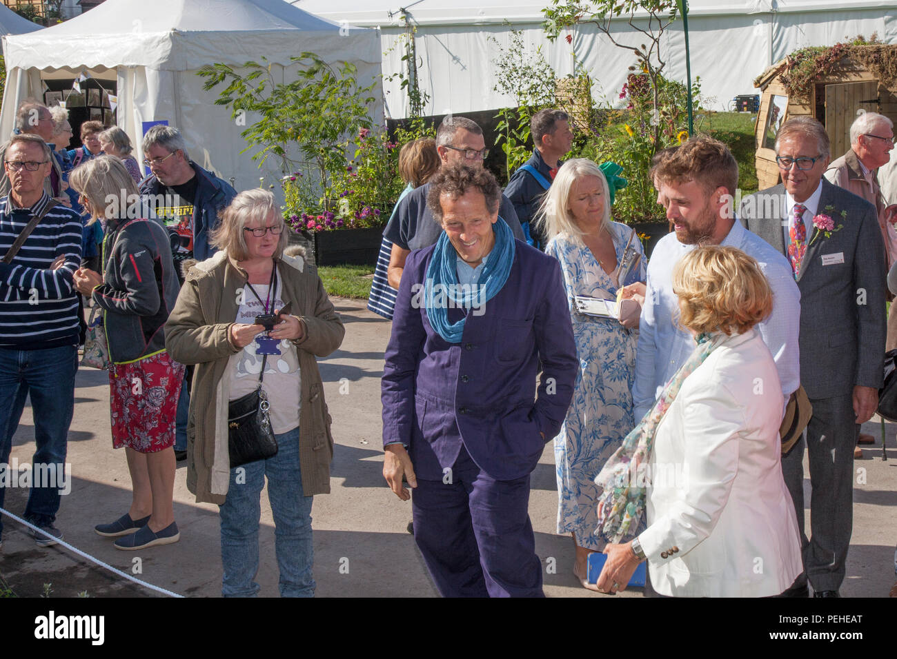 Southport, Merseyside, UK. 16th Aug, 2018. Southport Flower Show, exhibitors, garden designers, and floral artists wow the visitors to this famous annual event. Credit; MediaWorldImages/AlamyLiveNews Stock Photo