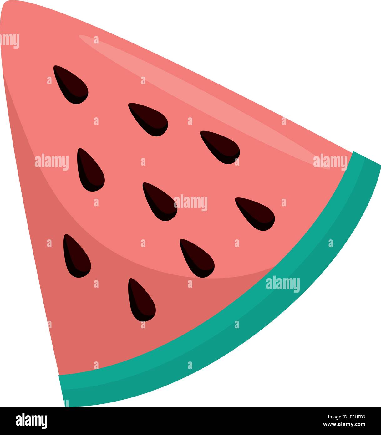 watermelon sliced fruit icon Stock Vector Image & Art - Alamy