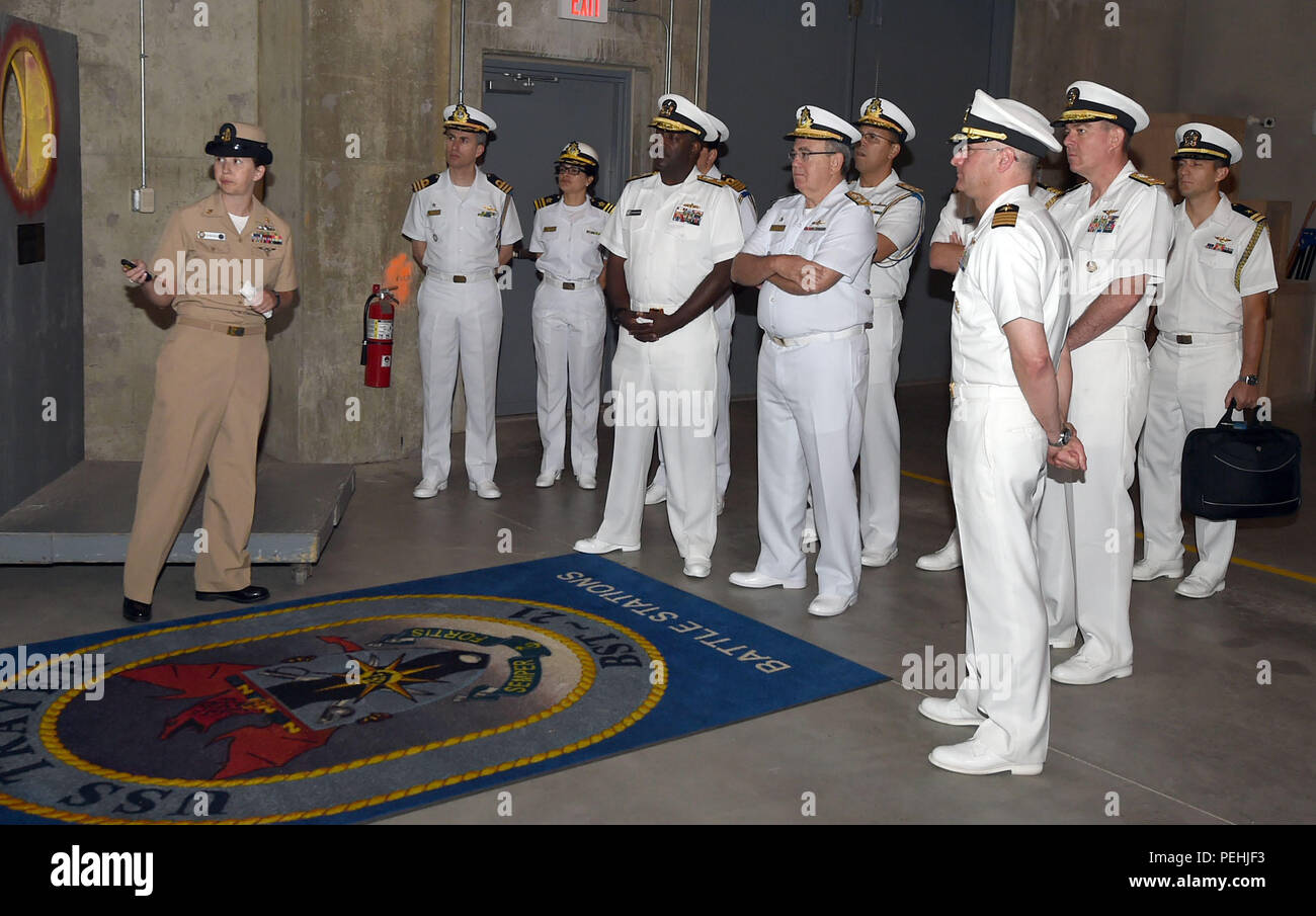 GREAT LAKES, Ill., (Aug. 21, 2015) Chief Fire Controlman Elizabeth