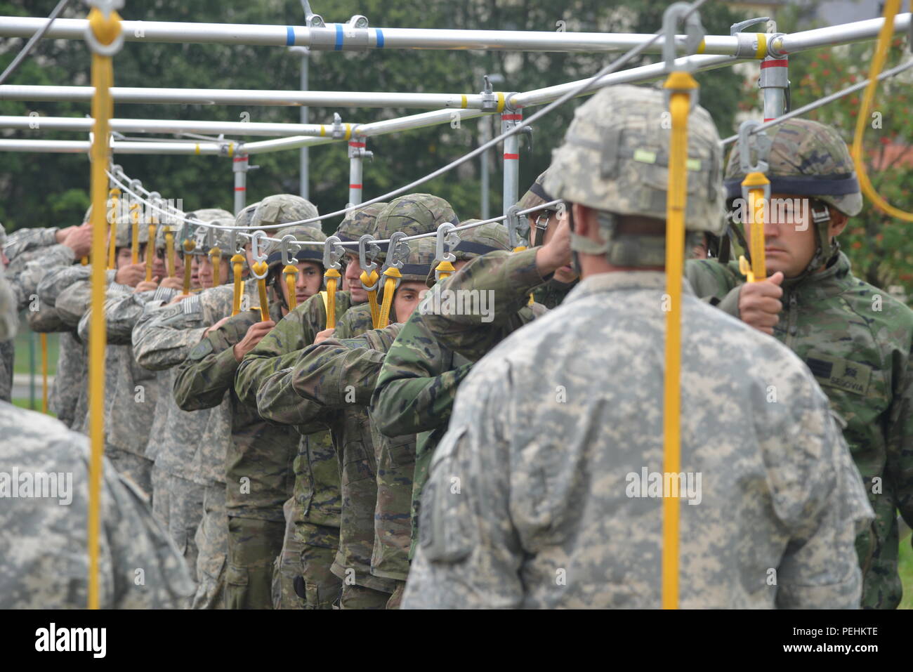 Paratroopers from Task Force Devil conduct multinational airborne ...