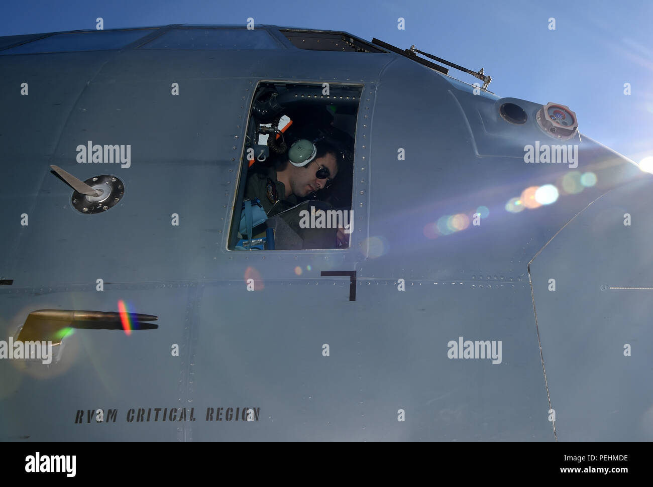 Royal Australian Air Force Flight Lt. Andreas Constantinou, assigned to No. 37 Squadron