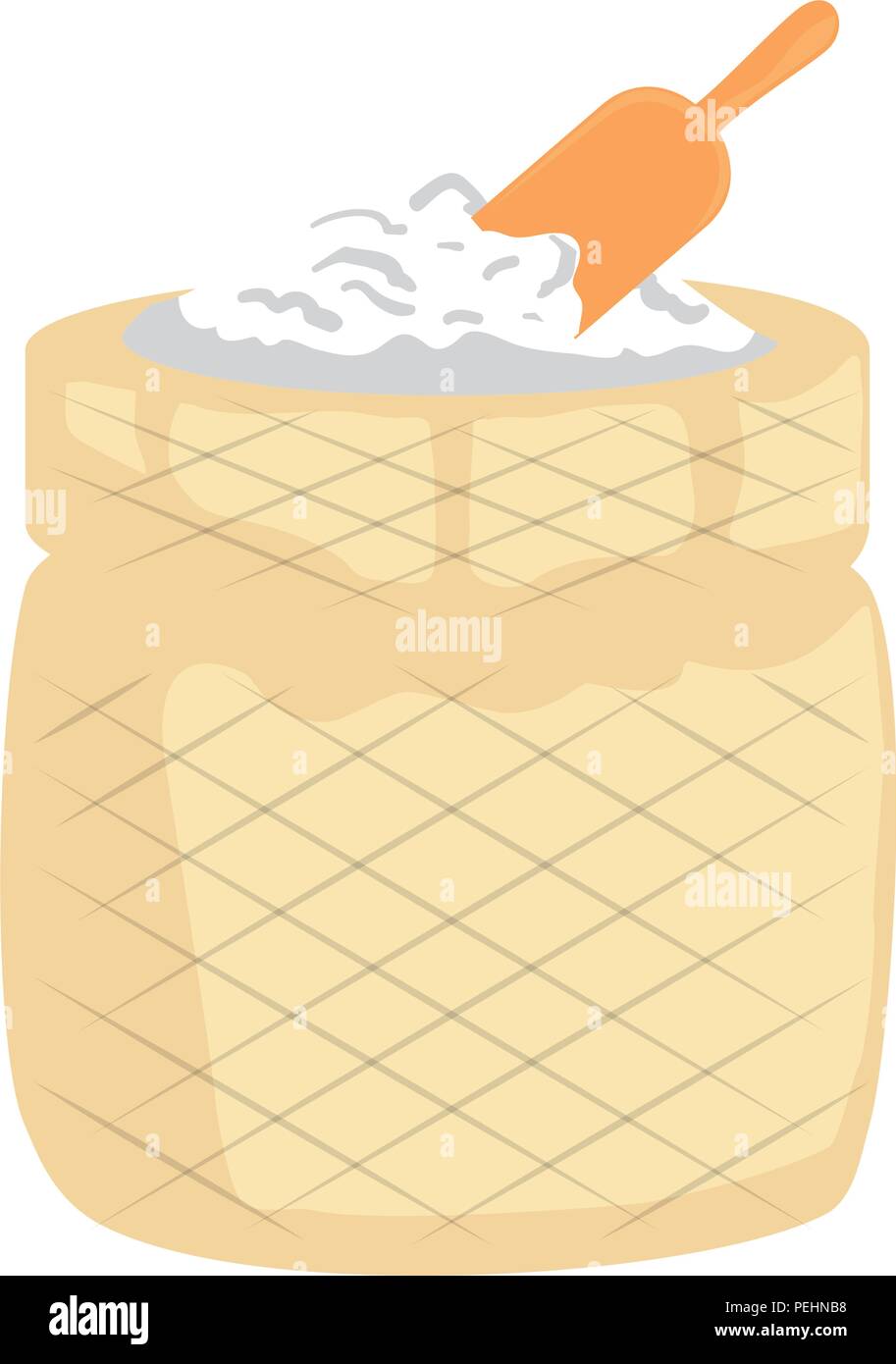 flour sack ingredient icon Stock Vector Image & Art - Alamy