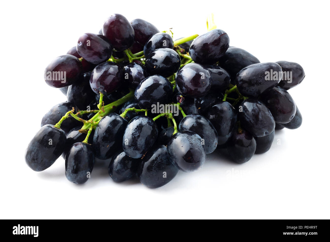 Grapes on a white background Stock Photo