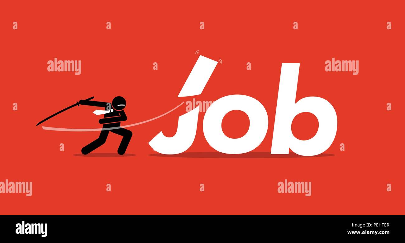 Reducing Manpower Vector artwork depicts retrenchment, reducing manpower, company ...