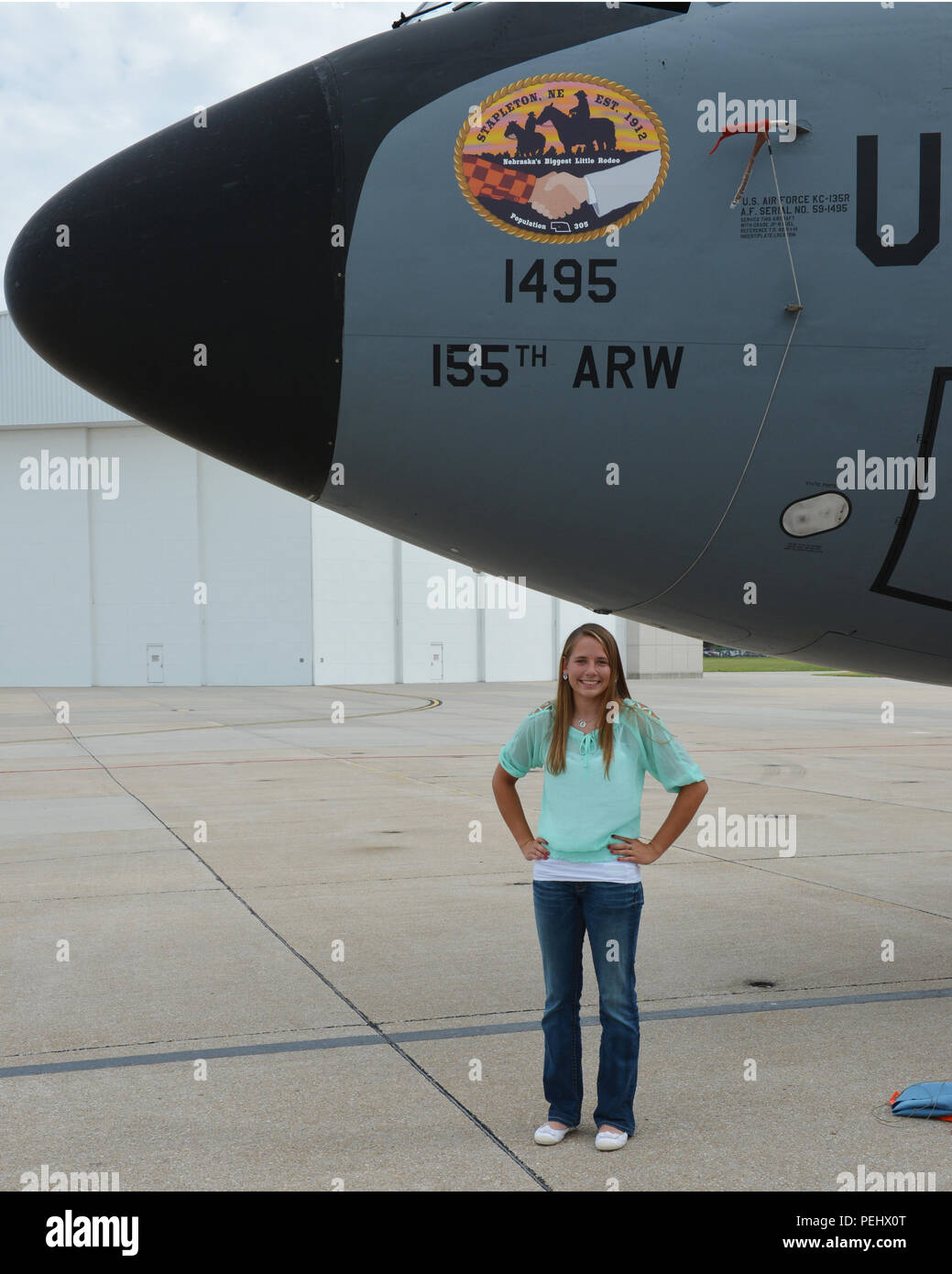 Mariah Harm, a Stapleton, Neb., native and senior at Stapleton High