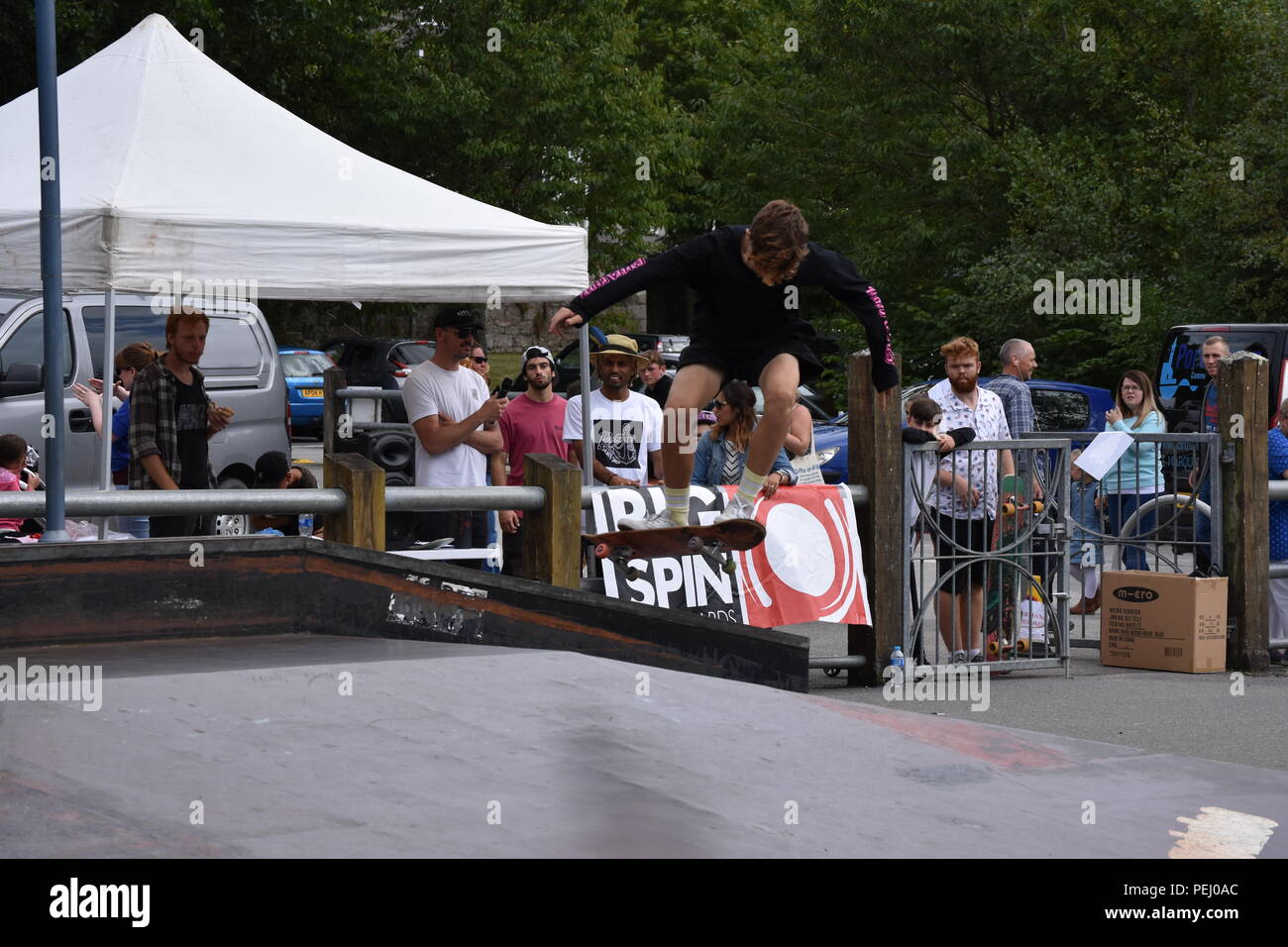 Skate Jam Skate park competition Stock Photo Alamy