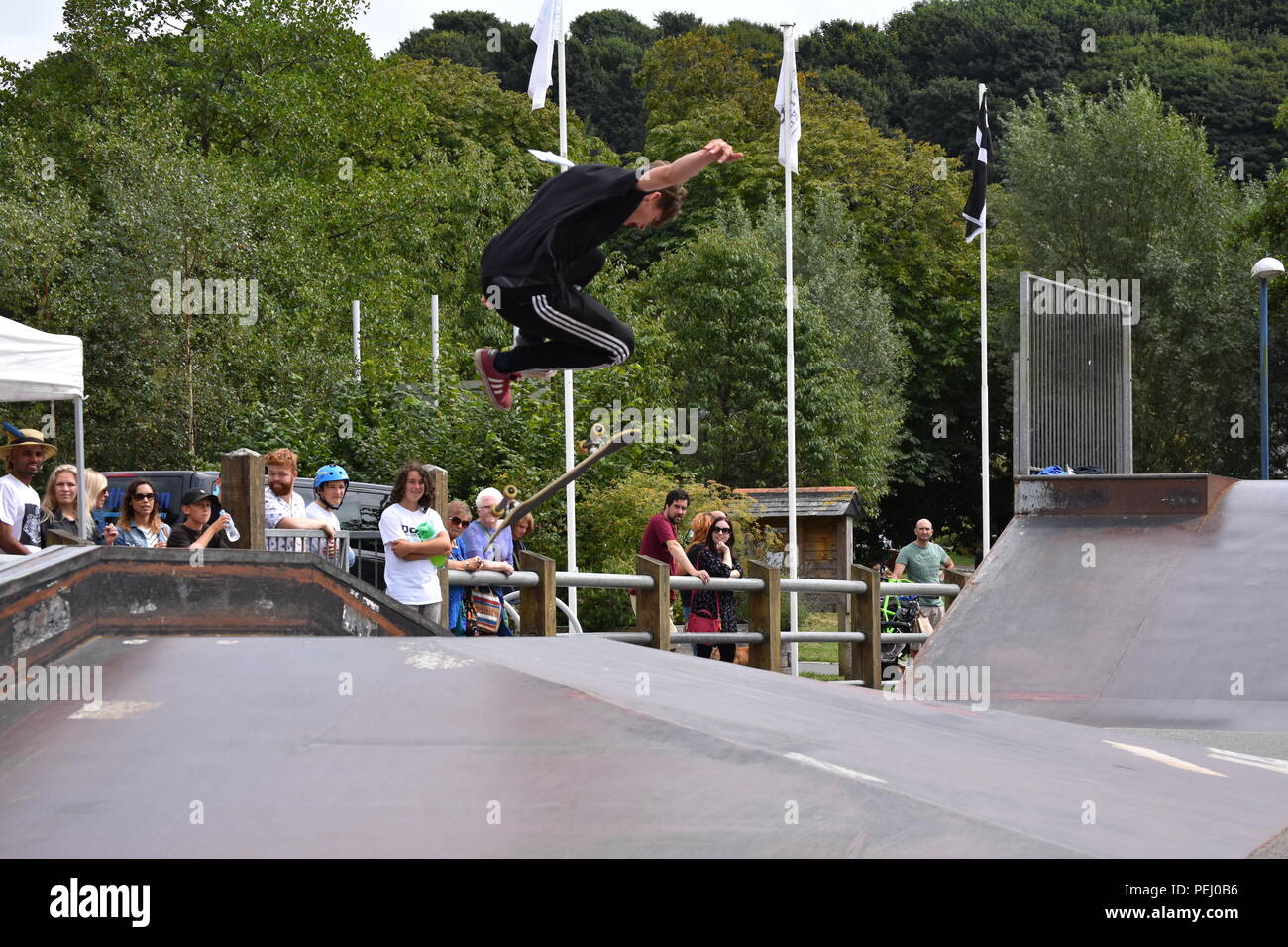 Skate Jam Skate park competition Stock Photo Alamy