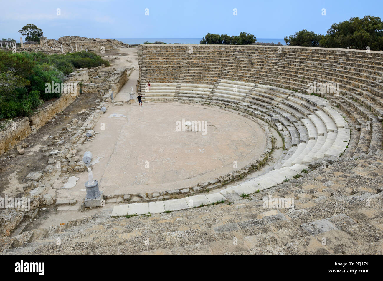 Roman Theatre at Salamis near Famagusta (Gazimagusa, Turkish Republic