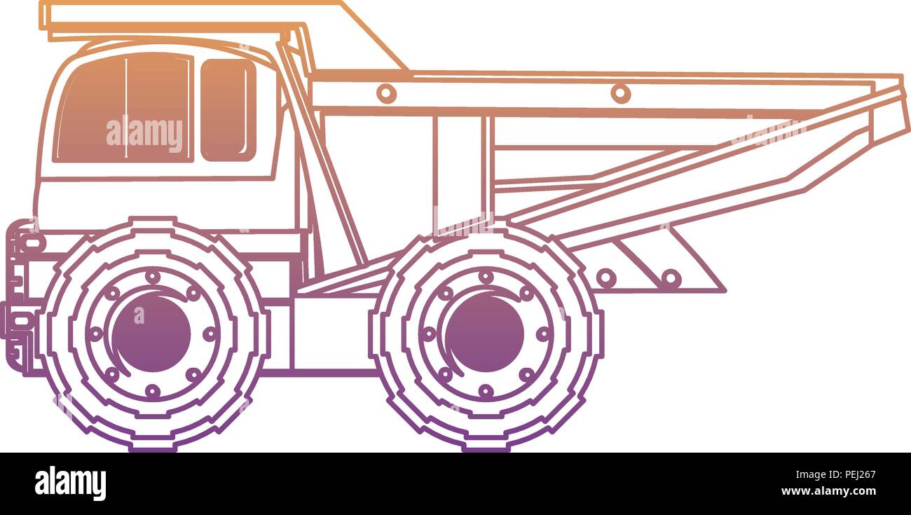 dump truck icon over white background, vector illustration Stock Vector ...