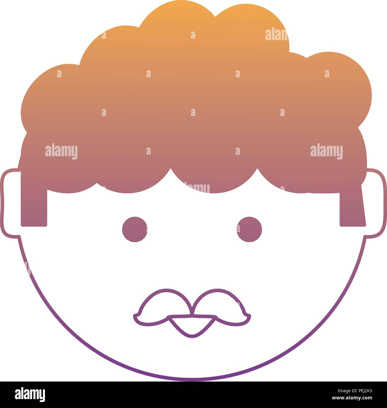 Cartoon Man Mustache High Resolution Stock Photography and Images - Alamy