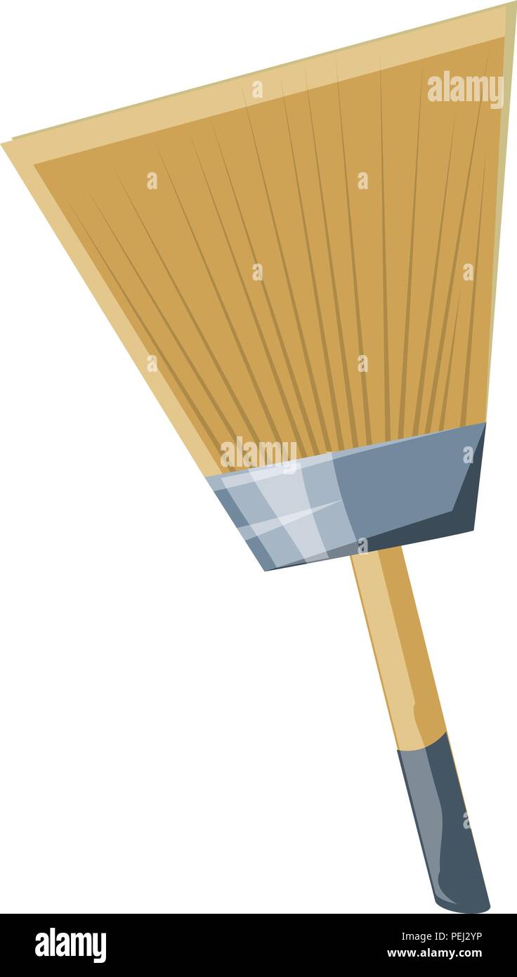 paint brush icon over white background, vector illustration Stock ...