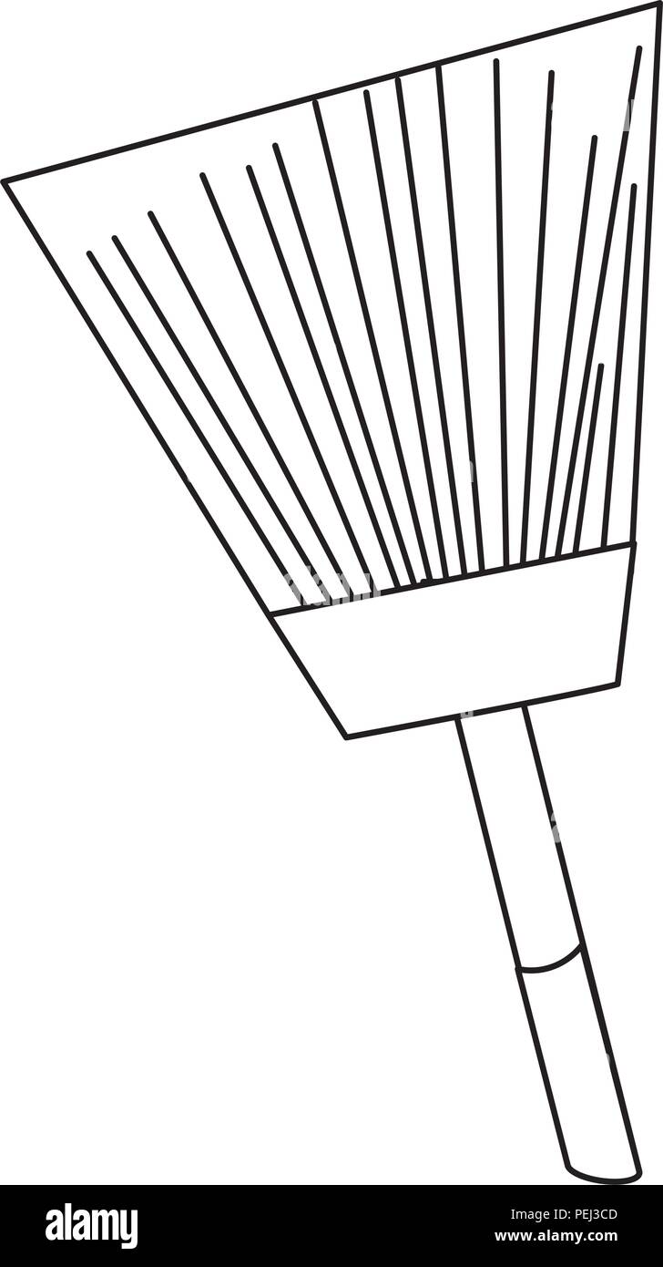 paint brush icon over white background, vector illustration Stock ...