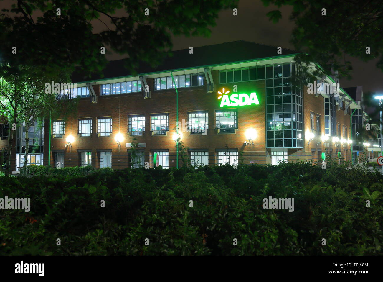 Asda Home Office in Leeds Stock Photo Alamy