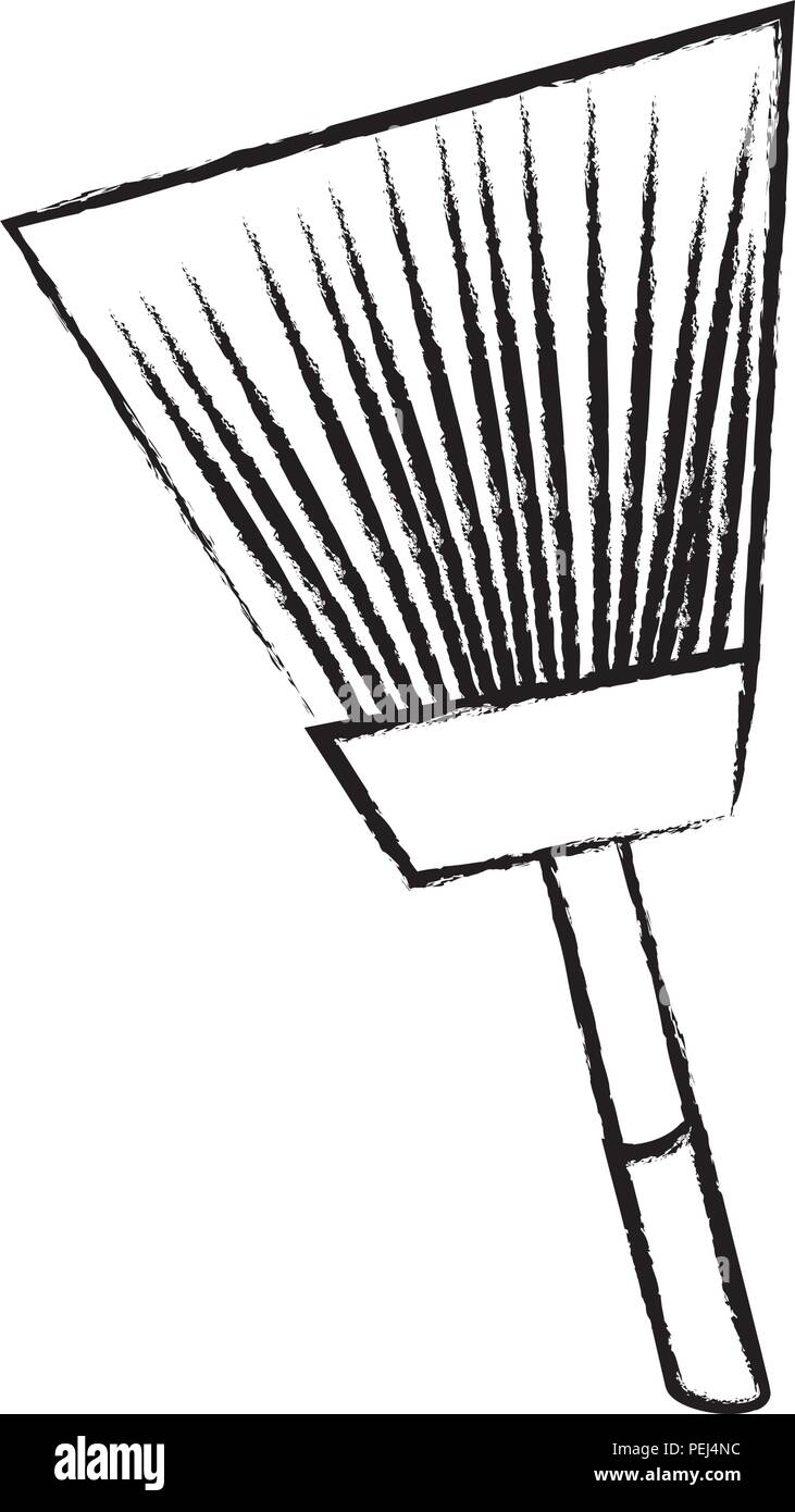 paint brush icon over white background, vector illustration Stock ...