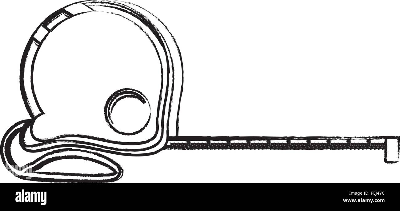 measuring tape over white background, vector illustration Stock Vector ...