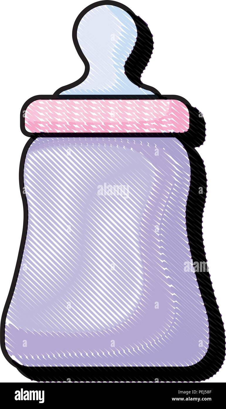 baby bottle icon over white background, vector illustration Stock ...