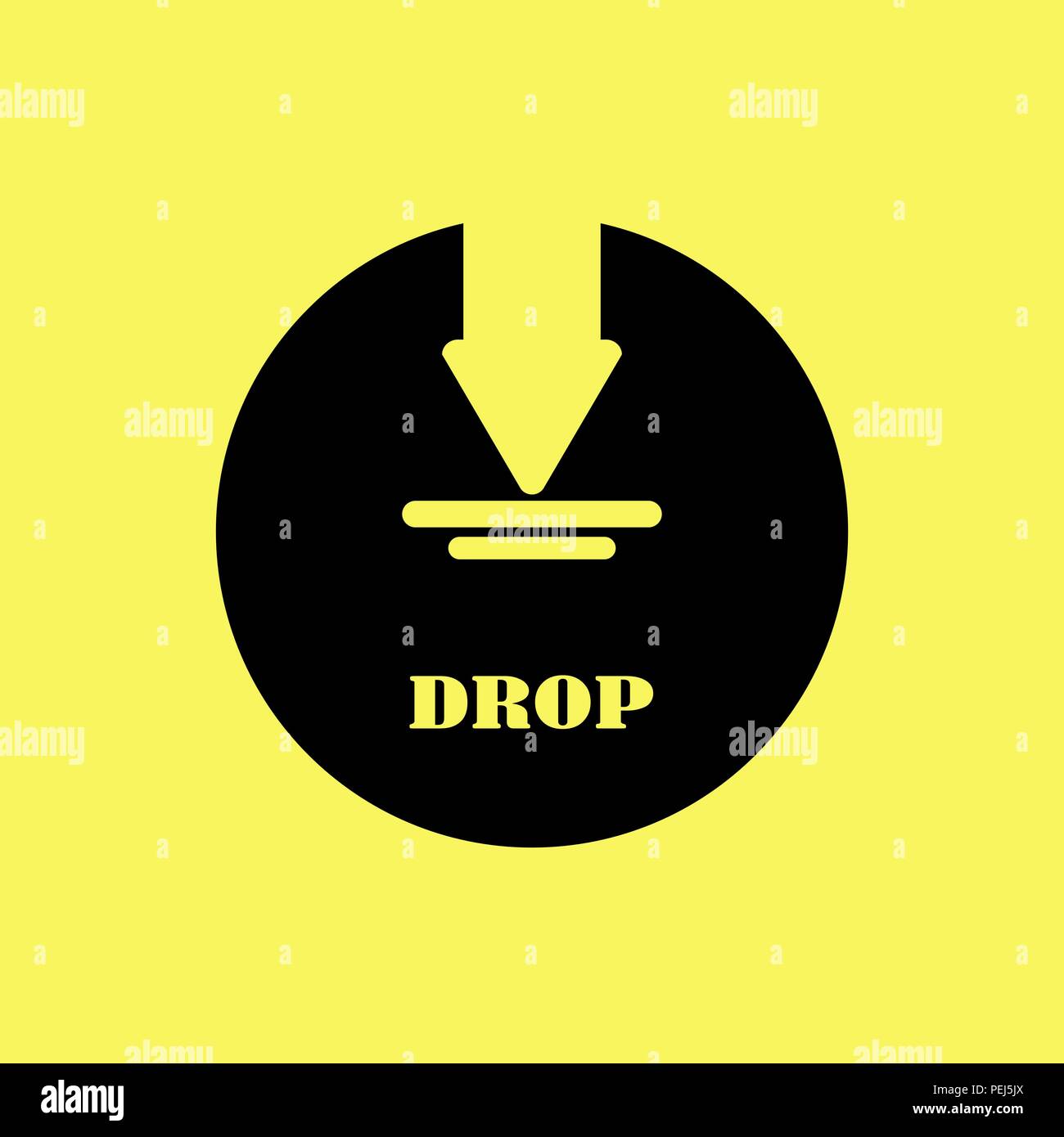 Drop word Stock Vector Images - Alamy