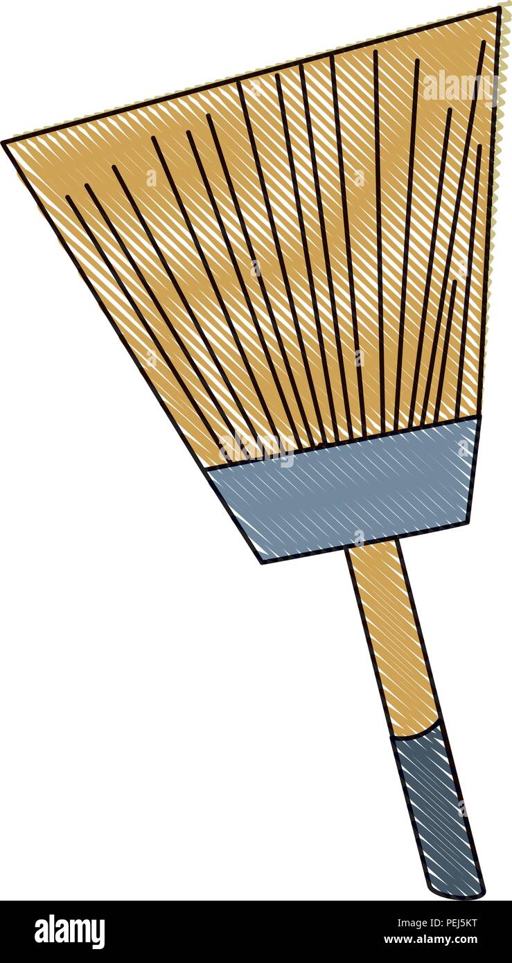 paint brush icon over white background, vector illustration Stock ...