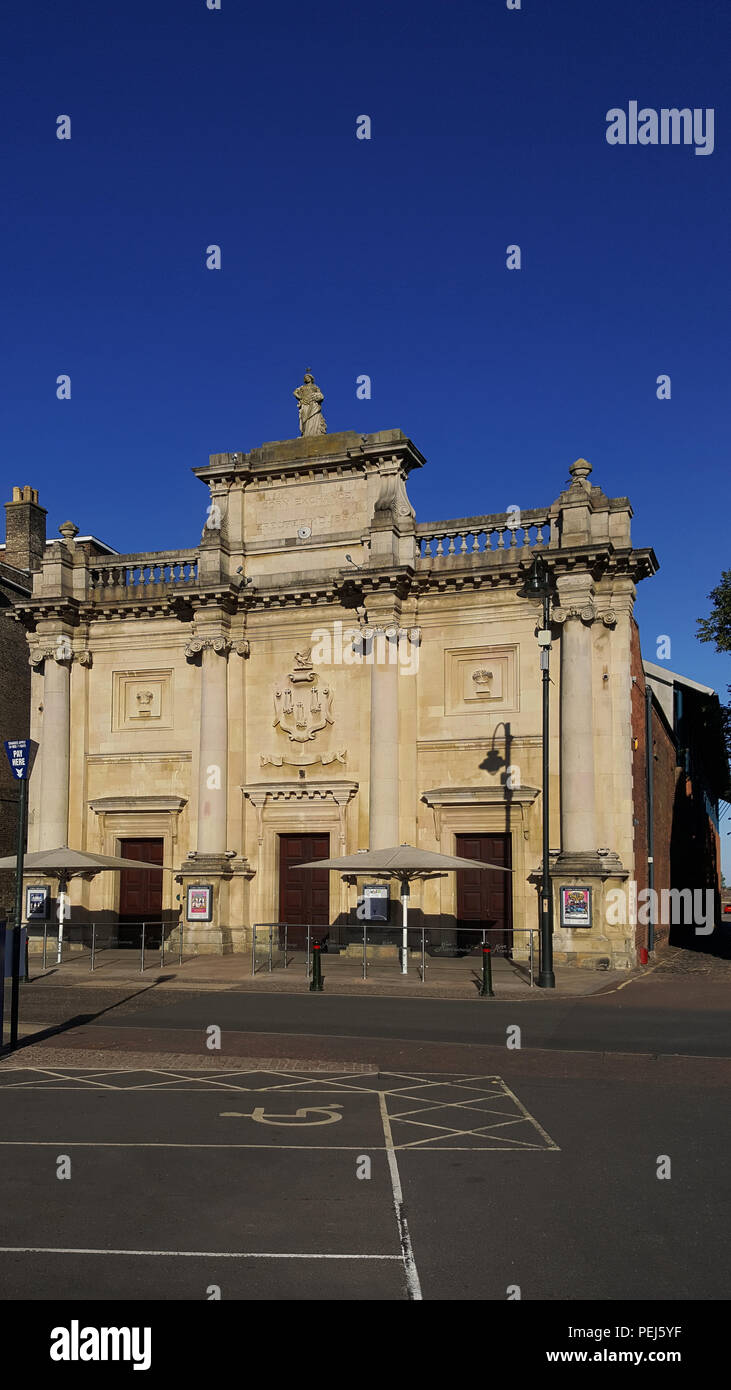 The Grade II listed Corn Exchange building in Kings Lynn, Norfolk, UK