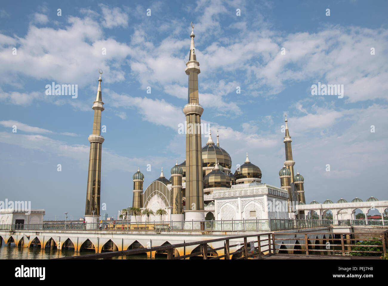 Cristal Mosque or Masjid Kristal, Terengganu, Malaysia Stock Photo