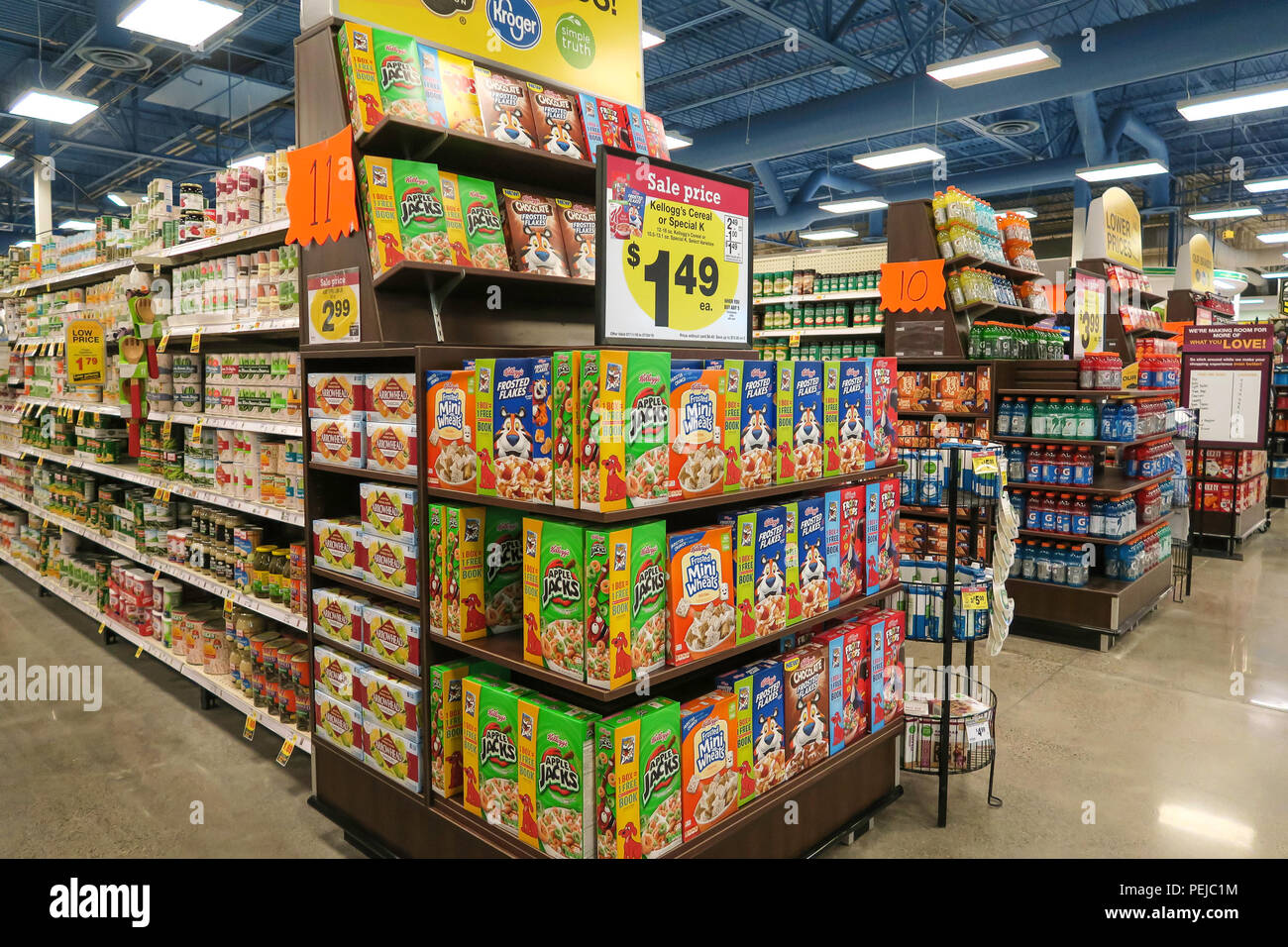 Smith's Food and Drug Store, now owned by Kroger Company, is a prominent regional Supermarket Chain, Great Falls, Montana, USA Stock Photo