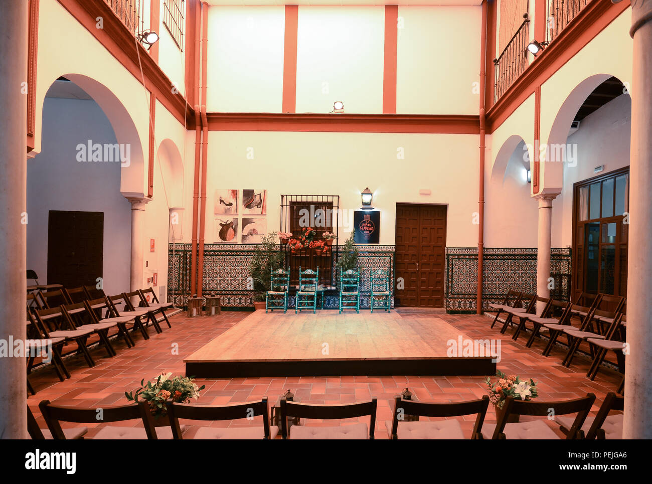 Stage of la casa del flamenco hires stock photography and images Alamy