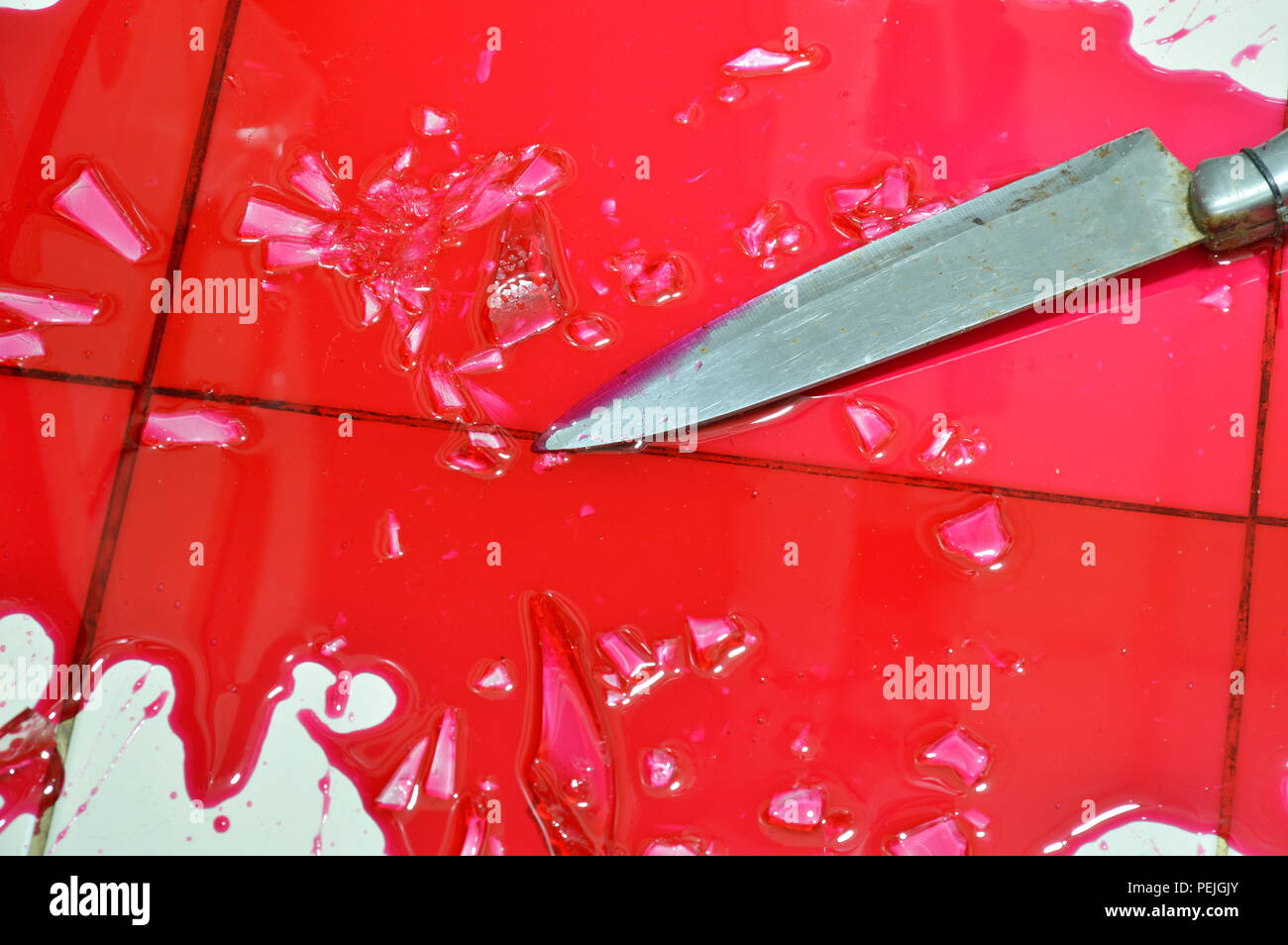 Knife Blood Murder High Resolution Stock Photography And Images Alamy