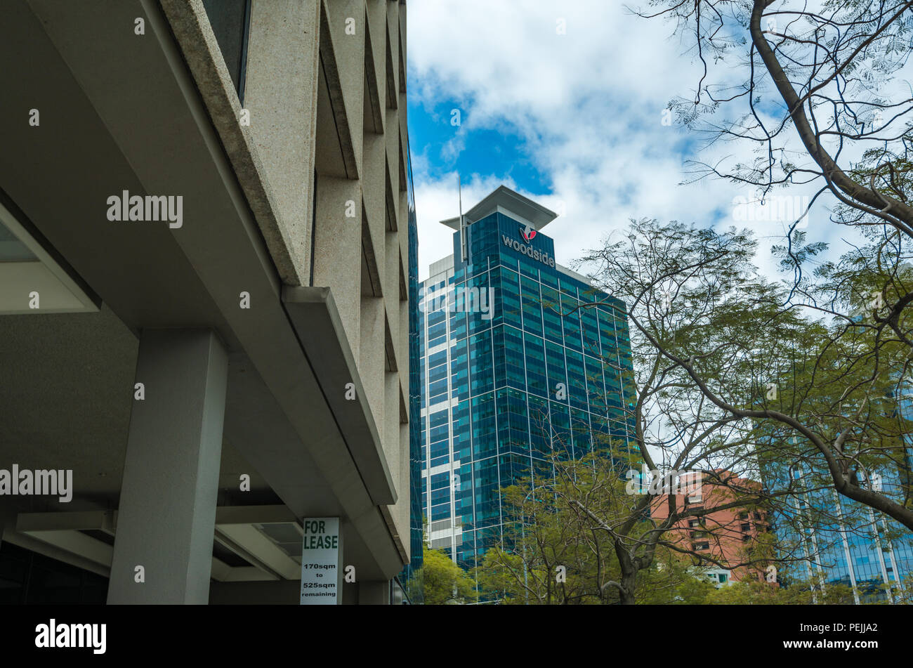 White Building Perth Buildings in Downtown Perth, Western Australia, Oceania Stock Photo - Alamy