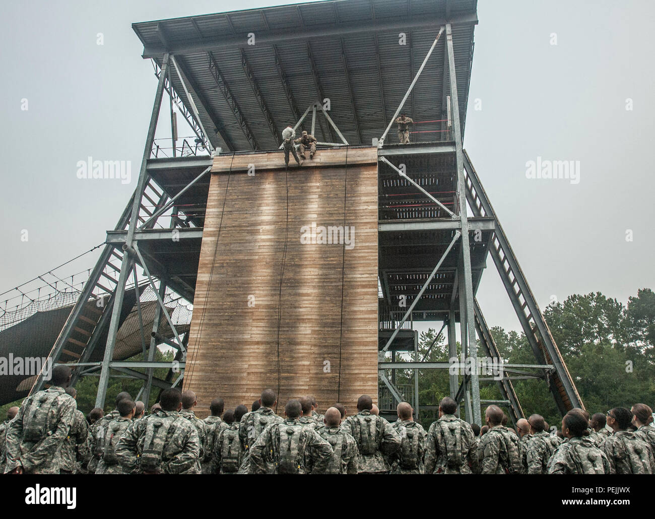 Soldiers in Basic Combat Training from Echo Company 3/60th Inf. Regt