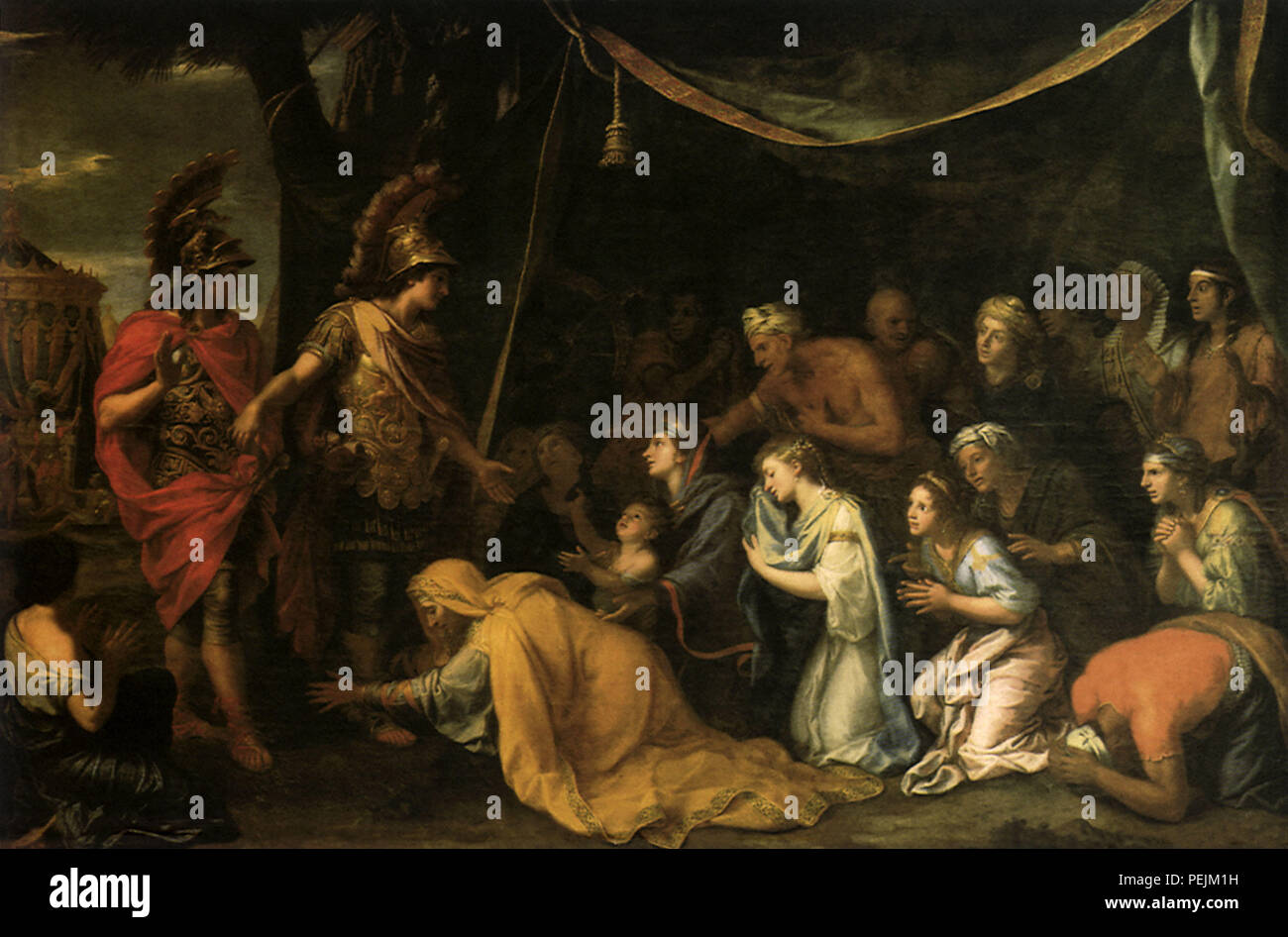 Alexander Shows Mercy 1660, Le Brun, Charles Stock Photo