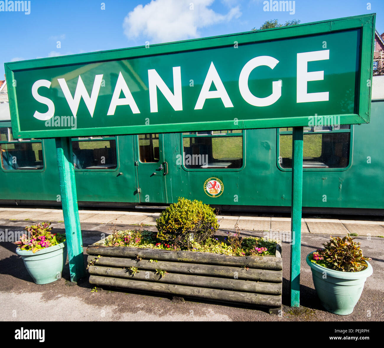 Swanage Railway train station, Swanage, Dorset, UK Stock Photo Alamy