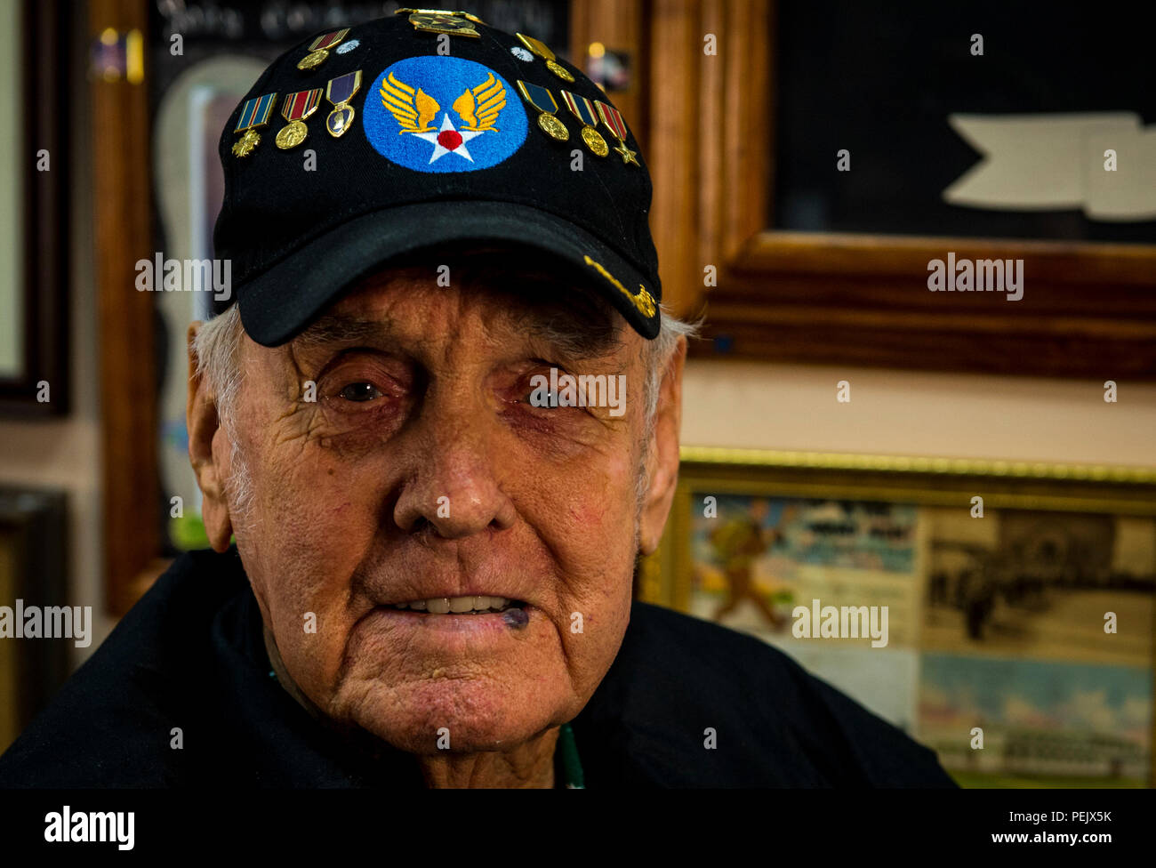 Former Tech. Sgt. Durward Swanson joined the Army Air Corps in 1939
