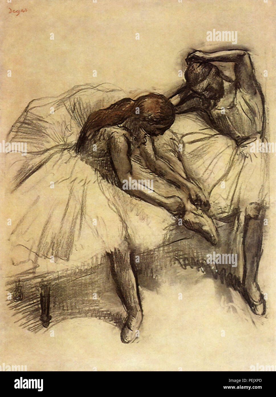 Degas Dancers, Degas, Edgar Stock Photo