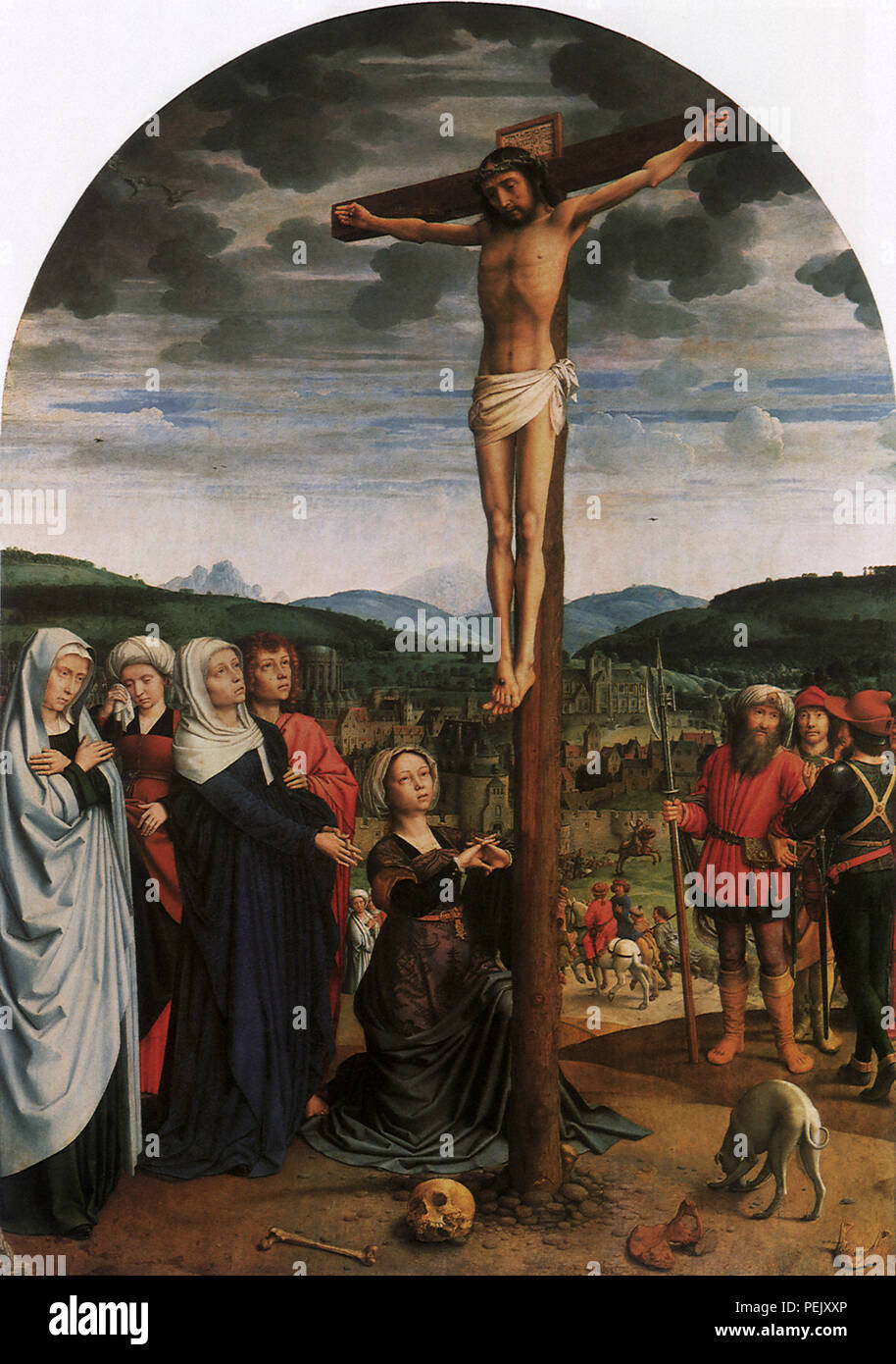 Crucifixion, David, Gerard Stock Photo